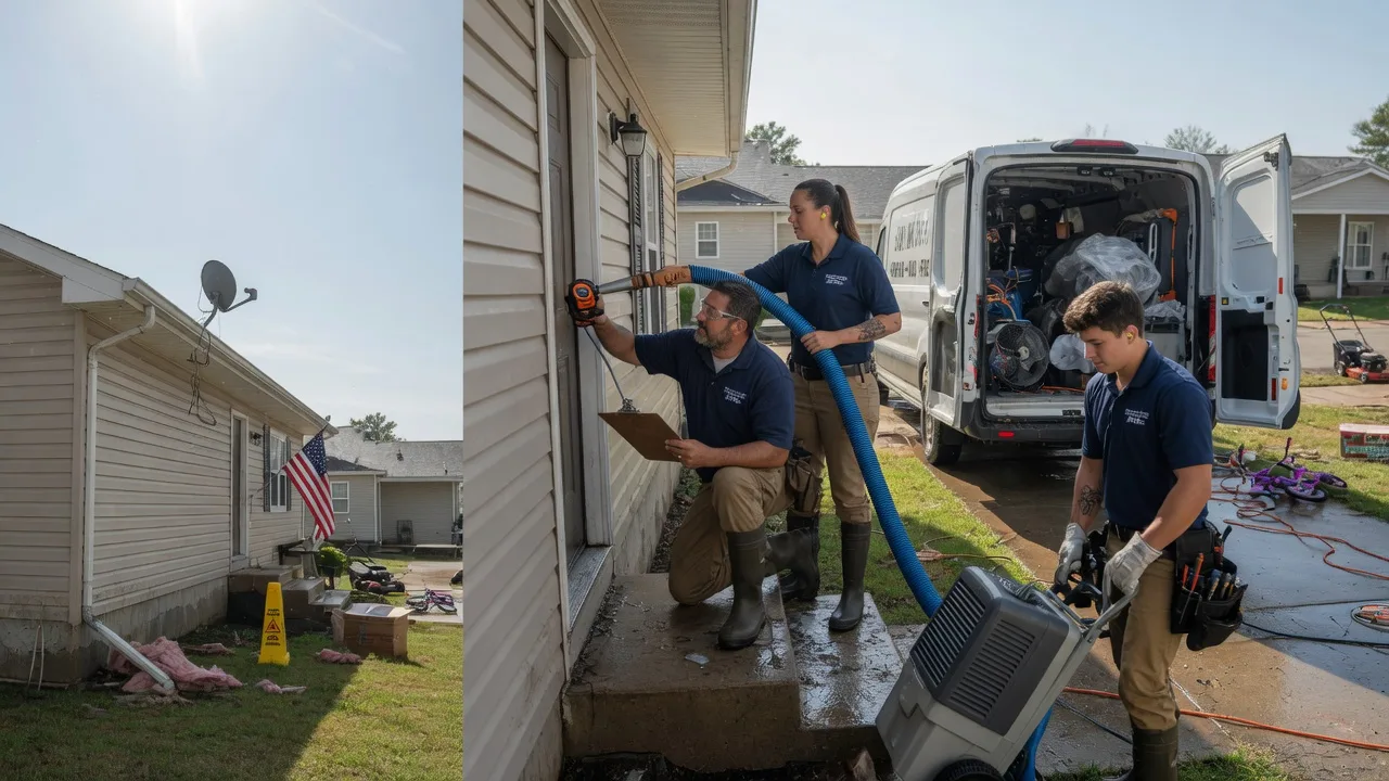 Ceiling Water Damage Restoration in Kirkman, IA near me